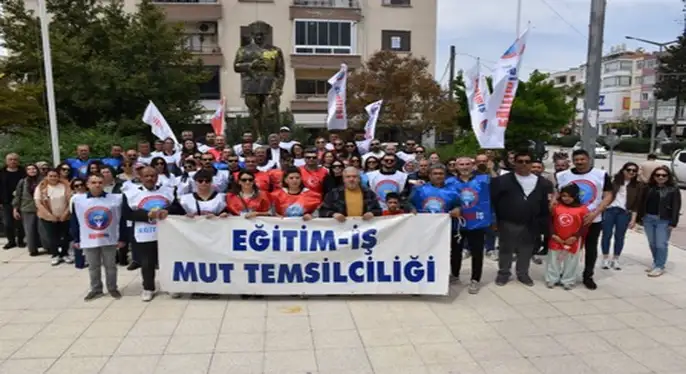 MUT’TA EĞİTİMCİLER OKULLARDAKİ ŞİDDETE SES YÜKSELTTİ: ARTIK YETER!