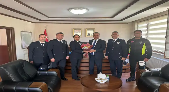 Kaymakam, Polis Haftası Dolayısıyla Emniyet Personelini Ağırladı
