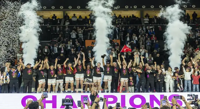 ÇİMSA ÇBK Mersin: 75 – Athinaikos Qualco: 77