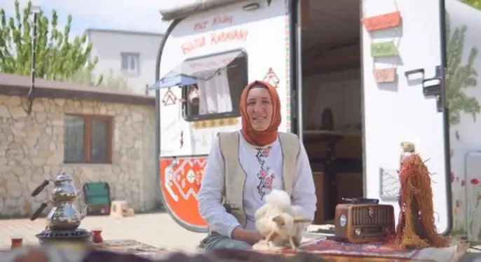 Mut’ta usta öğreticiden kültür karavanı