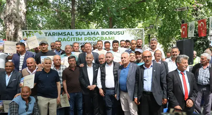 Mut Belediyesi Sulama Kooperatiflerine Boru Dağıttı