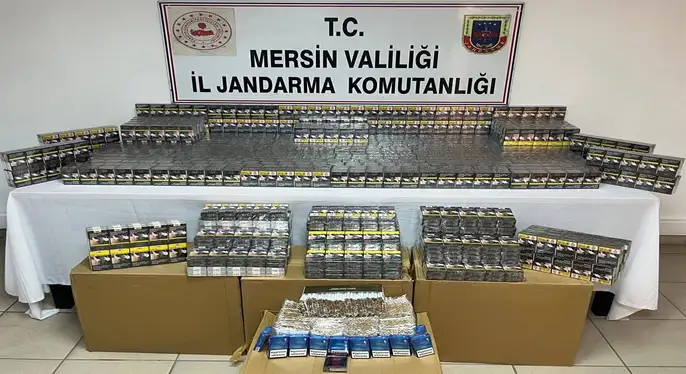 BOZYAZI VE TARSUS’TA KAÇAK MAKARON OPERASYONU