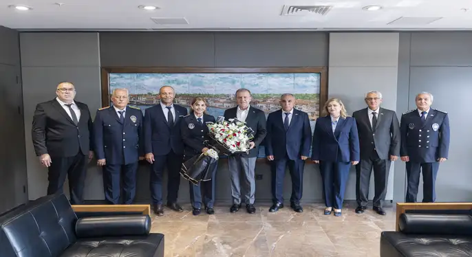 200. KURULUŞ YIL DÖNÜMÜNDE ZABITA TEŞKİLATI’NDAN BAŞKAN SEÇER’E ZİYARET
